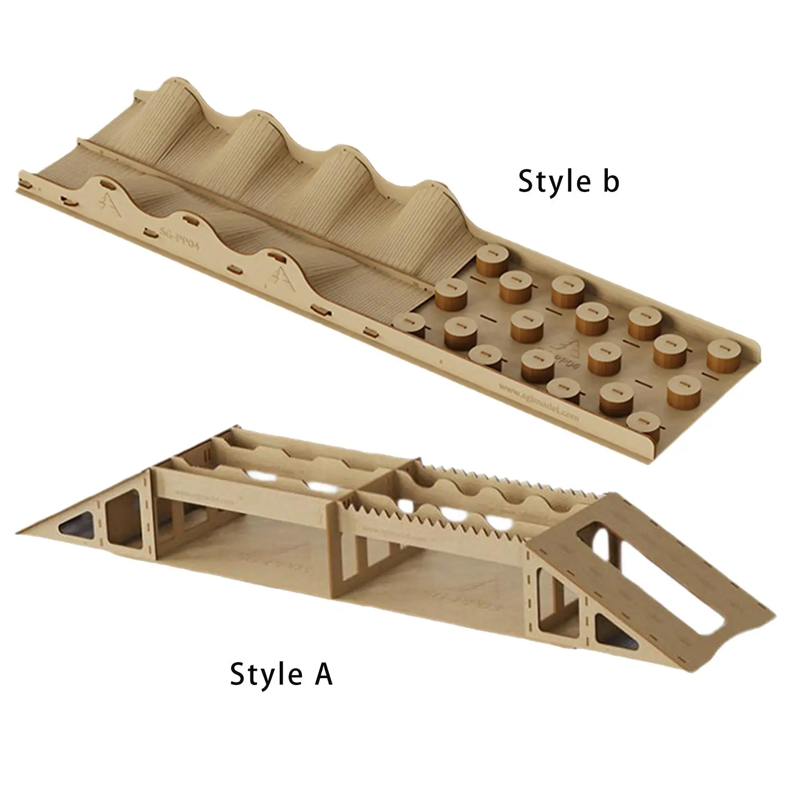 RC Bridge Obstacle Wooden Course Prop for 1/18 1/24 Vehicles RC Crawers
