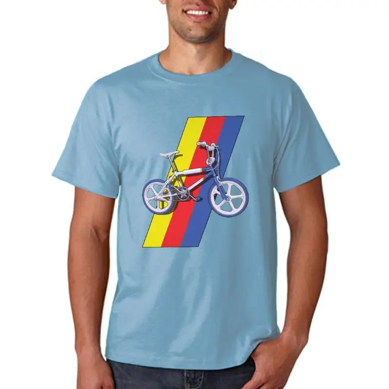 Title: BMX Retro Grifter T-shirt 80s Classic Dirt Bike Sport Bicycle Grey White Tshirt men t shirt