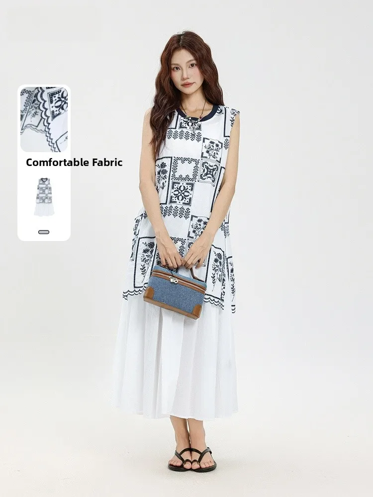 

Memory's Start Dr Set Summer 2025 New Faion Simple Lazy Two-Piece Set Breathable round Ne Casual Home Wear for Women