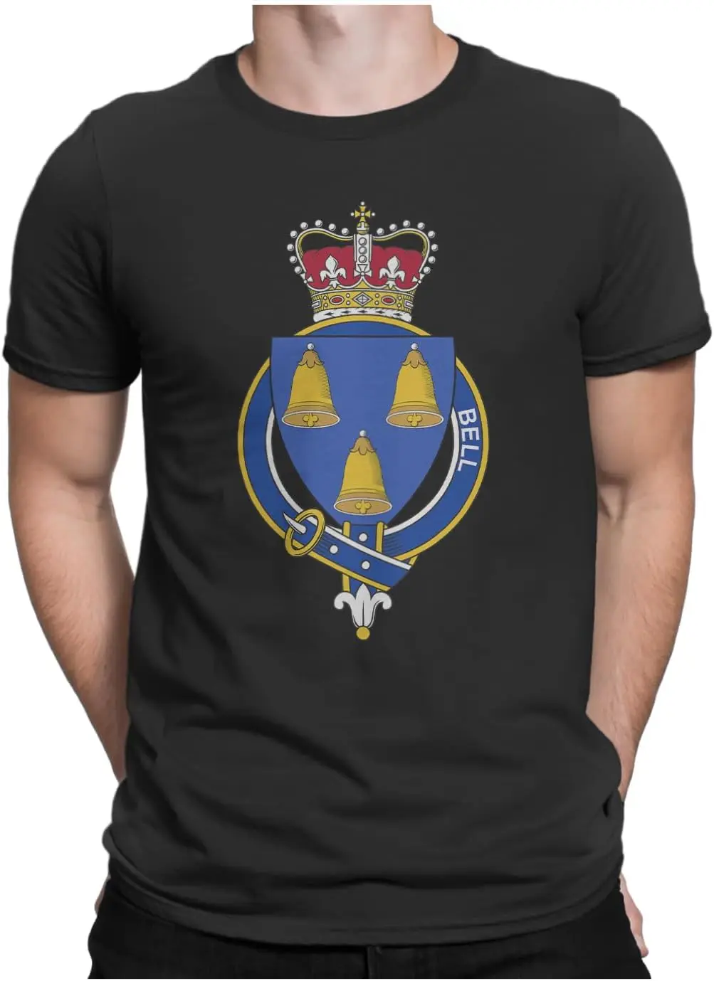 Men's Scottish Garter Family Bell T-Shirt