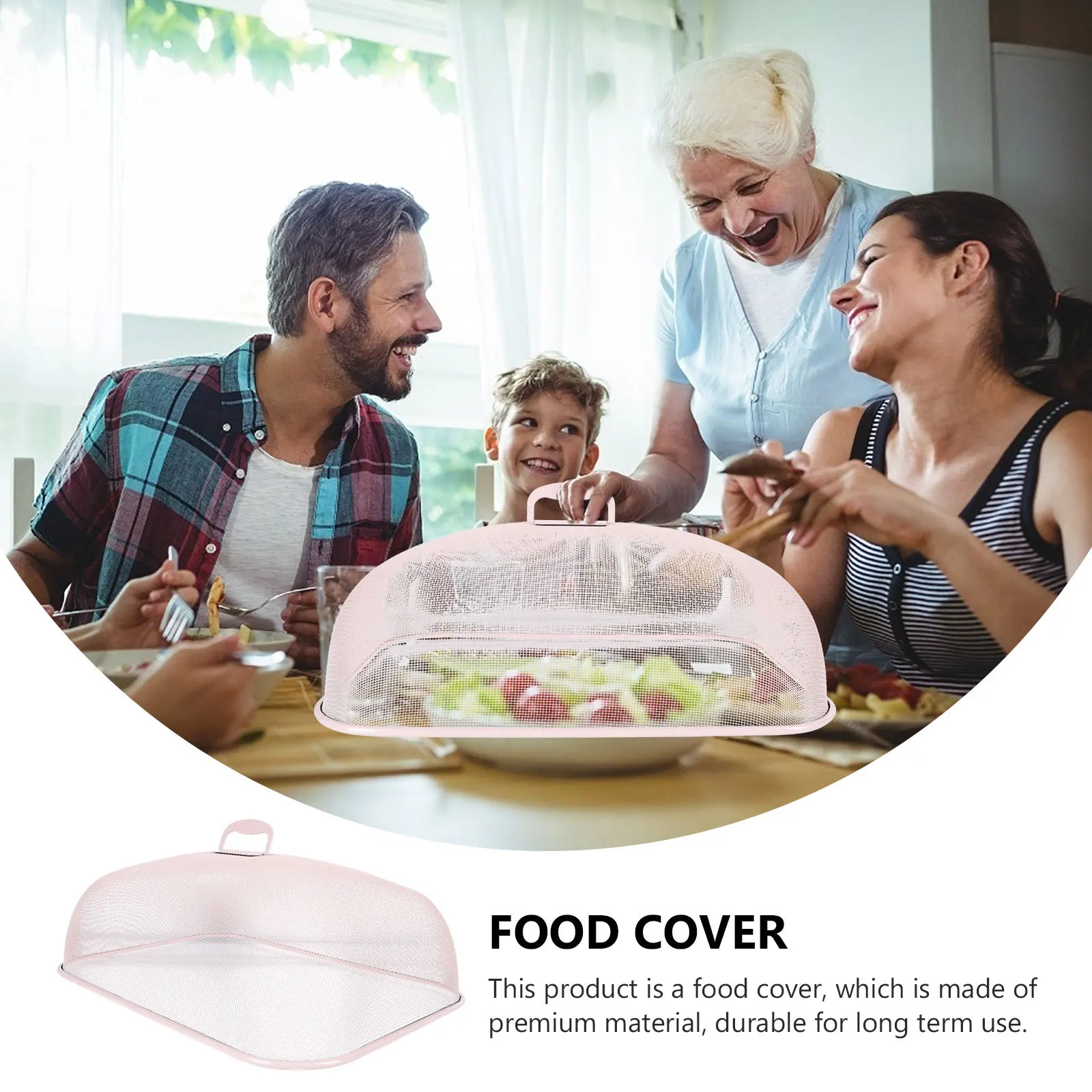 

1pc Dustproof Food Cover Iron Protectors Tents Outdoor Home Use Kitchen Supplies Preservation Dome Covers For Cake Vegetables
