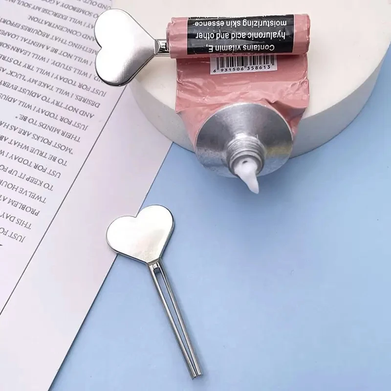 Lazy Manual Rotating Metal Toothpaste Squeezer Tube Press Clamp for Cosmetic Skincare Hand Lotion Hair Dye Paste