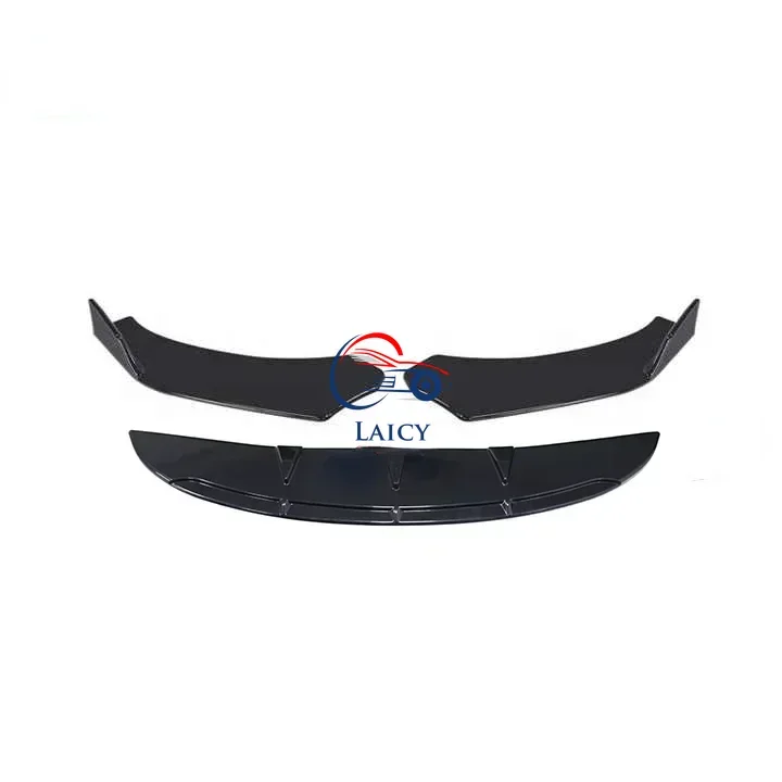 LAICY For D0dge Durango SXT RT SRT Gloss Front Bumper Spoiler Splitter Lip Body Kit Car Front Lip Adjustable Combination Black