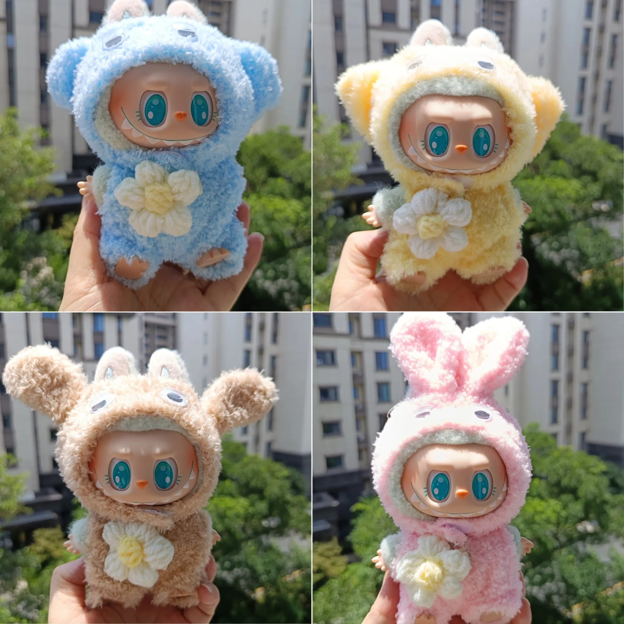 

Одежда для кукол Labubu 15/17 см Gen 1-3, весенний милый комплект для косплея диких животных, подвесные аксессуары для одежды