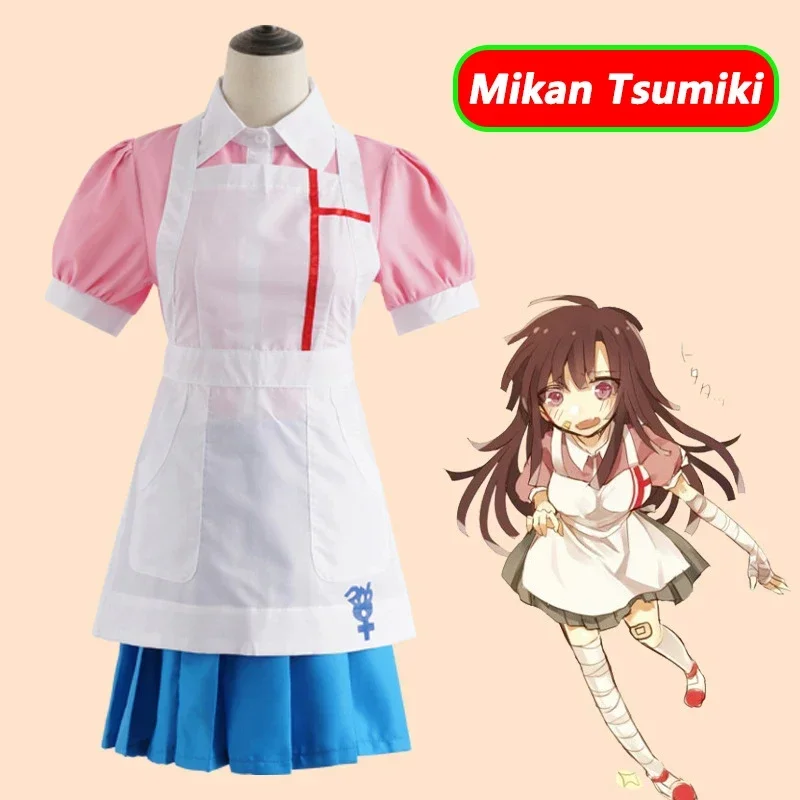 Robe Cosplay de Dessin Animé pour Femme, Tenue Anronpa, Tsukiki, ata Kan, MIAT, Geldress, Ultraviolets, Halloween, 303