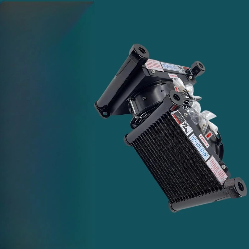 DC12V/24V   AC220V/380V  AJ/AF0510T-CA Air-cooled Radiator Plate Hydraulic Oil Cooling Fan 1.2KW/1.35KW Cooling Capacity