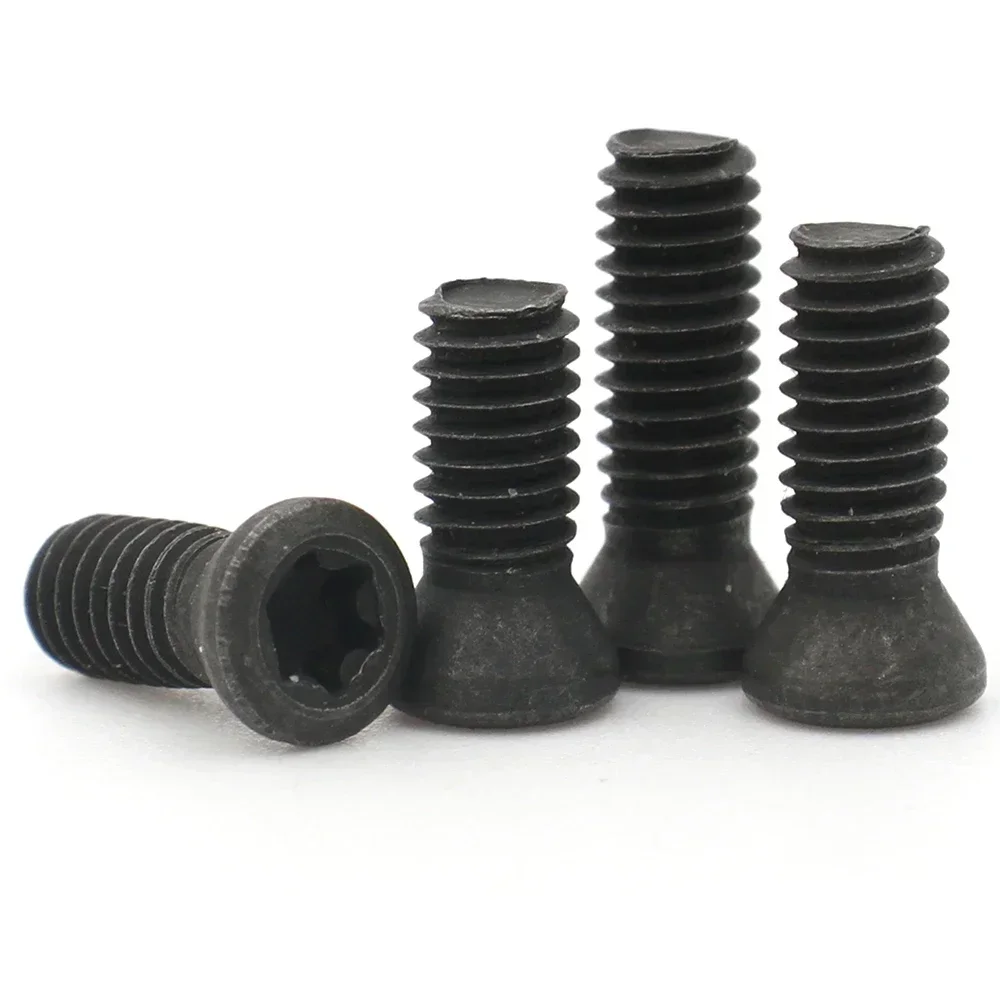 10/50PCS M2 M2.2 M2.5 M3 M3.5 M4 M5 M6 CNC Insert Torx Screw for Replaces Carbide Inserts CNC Lathe Tools holder