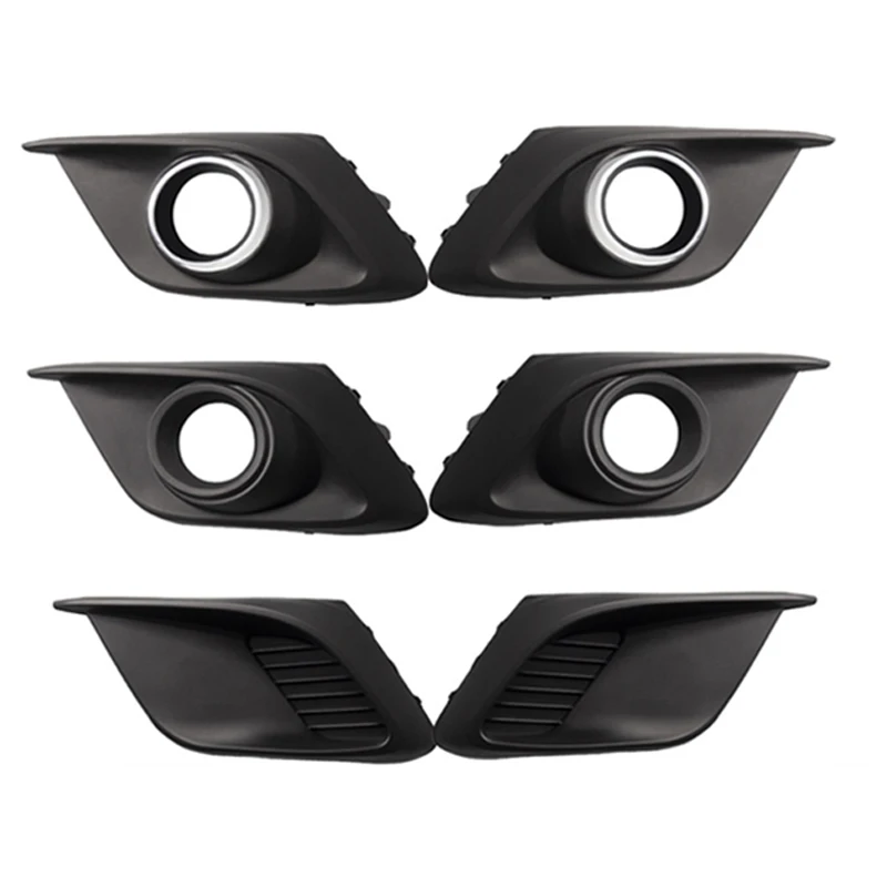 For Mazda 3 Axela 2014-2016 Fog Light Gill Grille Cover Hheadlight Auto Fog Lamp Frame Hood BKD1-50-C11 BKD1-50-C21 BJE1-50-C21A
