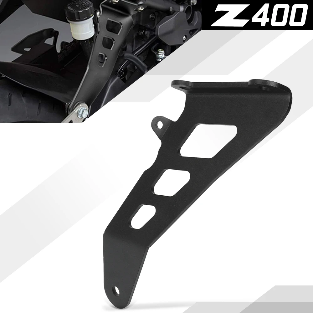 

FOR KAWASAKI Ninja 500 / Z500 2024-2025-2026 Motorcycle Accessories Exhaust Hanger Bracket Black Muffler Support Z500 Ninja 500