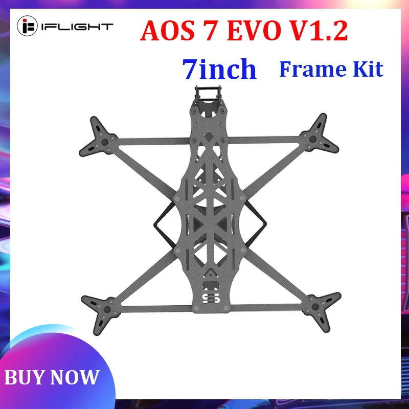 

IFlight AOS 7 EVO V1.2 7inch Frame Kit with 8mm arm for FPV Racing Drone Freestyle Long Range