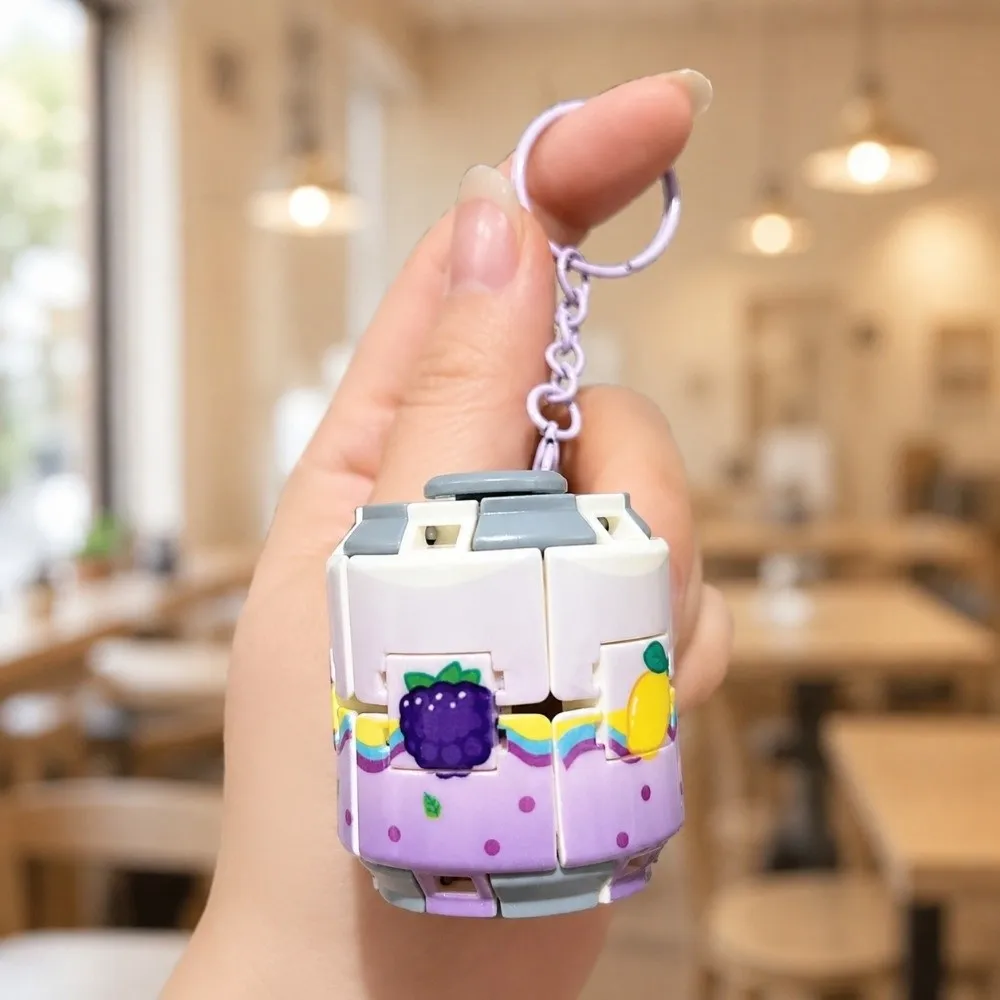 Kreativer Gyroball Soda-Dosen-Fidget-Anhänger, Taschen-Charm, dosenförmiger rotierender Schlüsselanhänger, lustiger Fingerspinner, Druck- und Drehspielzeug fürs Büro – Detail 12