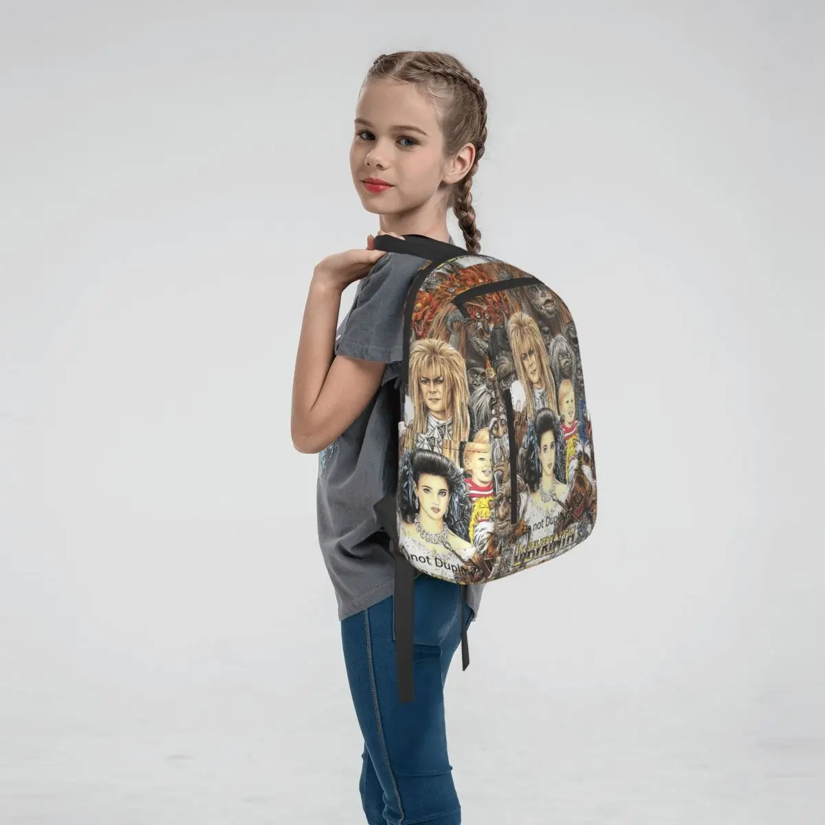 Labyrinth Top Sarah Ludo Goblins Inside Of The Labyrinth Fantasy Adventure Ambrosius Boys Girls BookBag School Bag Shoulder Bags