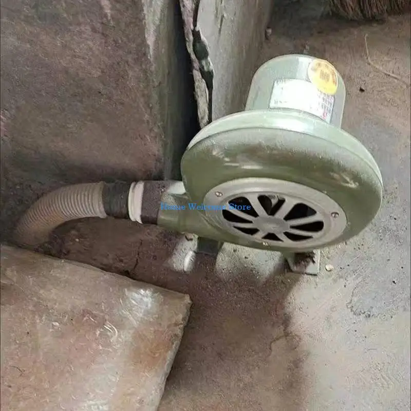 F68E قوية شواء منفاخ الفحم مدخنة كاتب شواء مروحة، المدخن مروحة الحديد منفاخ كهربائي AC100-240V 2900 دورة في الدقيقة قابل للتعديل