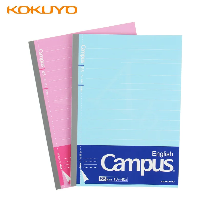 Wholesale B5/40pcs English Notepad Soft Copy Easy Tear English Notebook diary notebook  school organizer  monthly planner