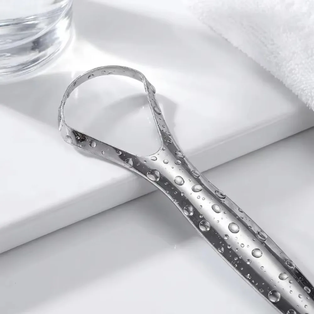 Portable Travel Tongue Scraper with Storage Case, Oral Hygiene Tongue Cleaner, Compact Tongue Scraper for Daily Use & Travel