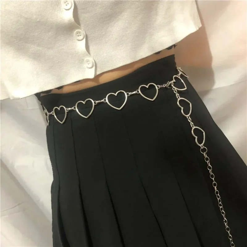 Metal Love Sexy Waist Chain Body Chain Alloy Accessories Summer Accessories Beach Belly Cadena De Cintura Поясничная Цепь 허리사슬