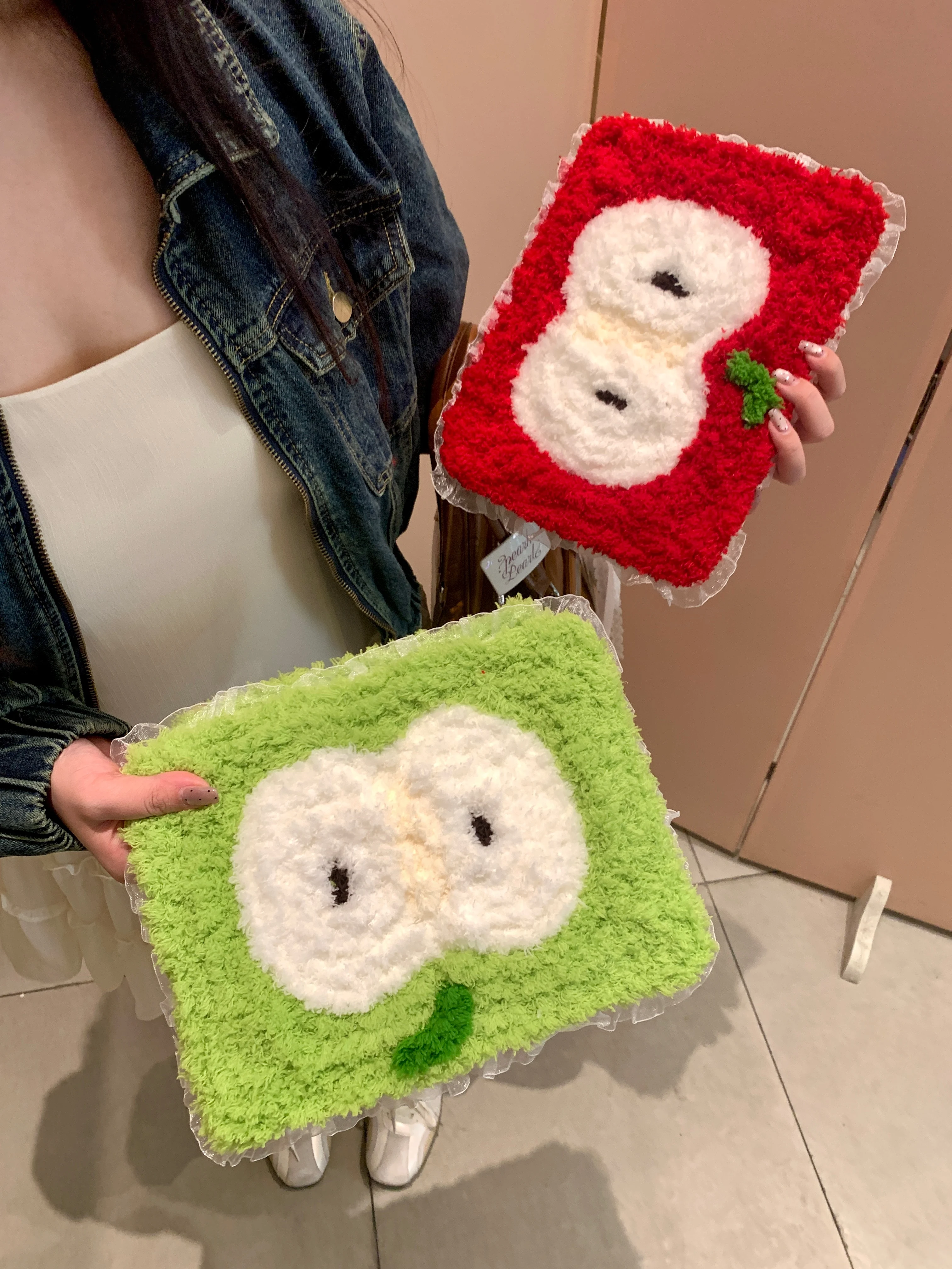 Winter Luxury Cute Plush Bracket iPad Tablet Case Mini 7 Air 6 2025 iPad Pro 11 inch 2024 13 inch Accessories Holder A16 Bag