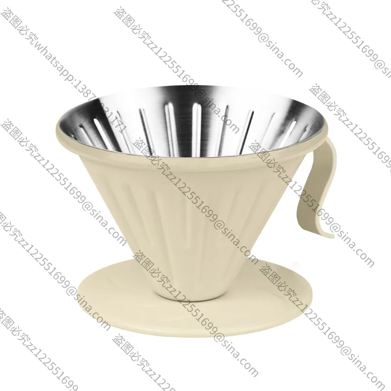 Suitable for 304 Stainless Steel Coffee FilterCup V60 Hand Brewed CoffeeFilter Cup DripCoffee Filter V01 02