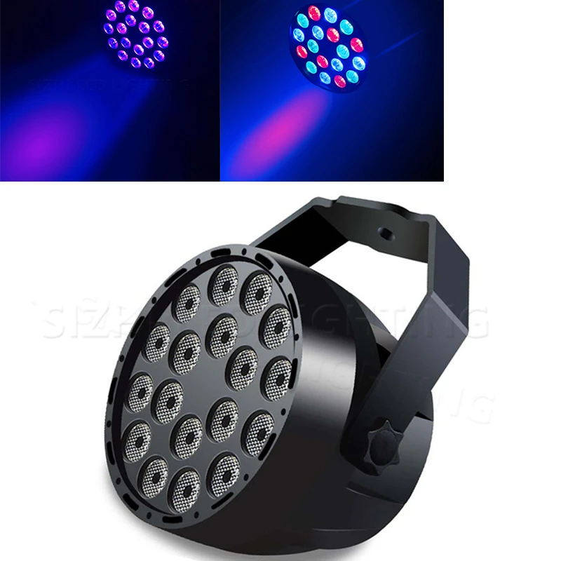 

54W RGB or UV Led Stage Light Black Light With Remote Sound Active DMX512 Spotlight Lamp For Disco DJ Club Stage Effect Lights