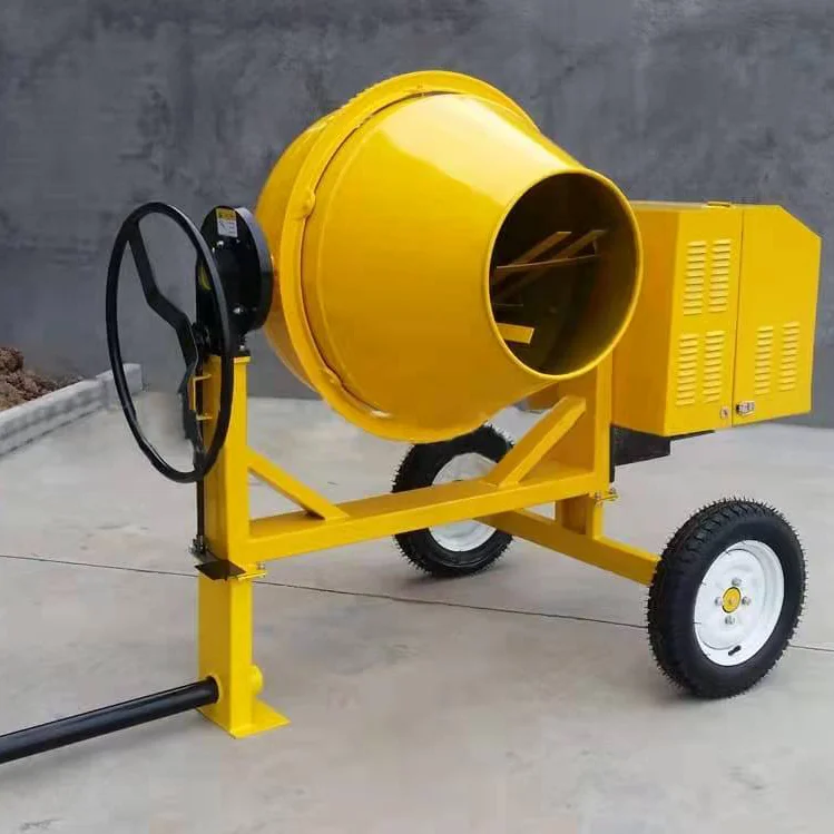 Cement Mixer Trailer 500 Liter Diesel Efficient Diesel Concrete Mixer For Sale Engineering & Construction Machinery