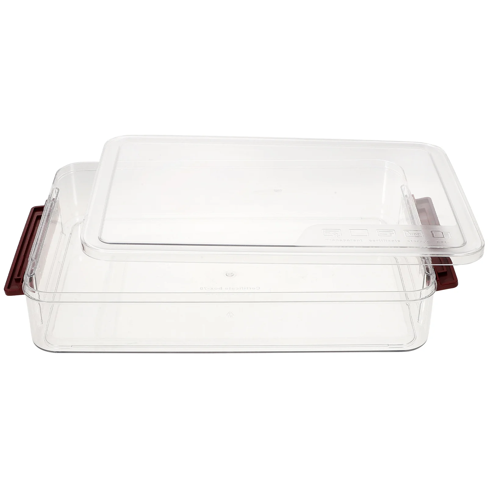 

Magazine Protectors Desktop Organizer Storage Box Sturdy Plastic Case Paper Containers Office