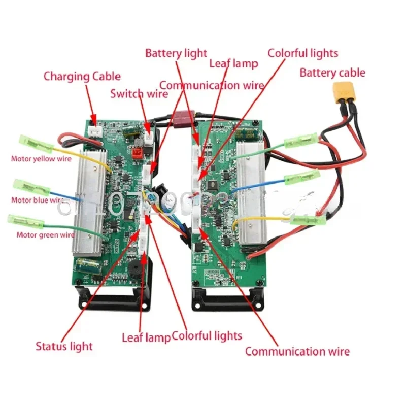 Dual System Electric Balancing Scooter Skateboard Hoverboard Motherboard Controller Control Board Universal Drive Board Repair