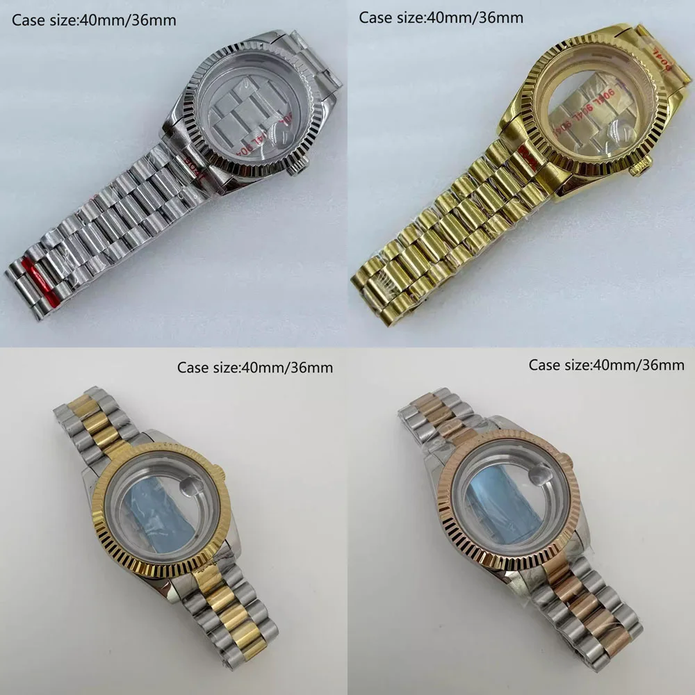 

Корпус Miyota 8285, 36/40 мм, сапфировое стекло, подходит для циферблата 29/31 мм, механизм Miyota 8285, браслет из нержавеющей стали 316L.