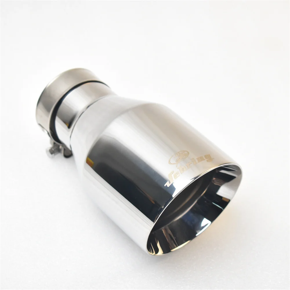 

Sebring Stainless steel Single The Bevel edge universal muffler tail throat Car modification Exhaust pipe ajax 2022 2023 h7