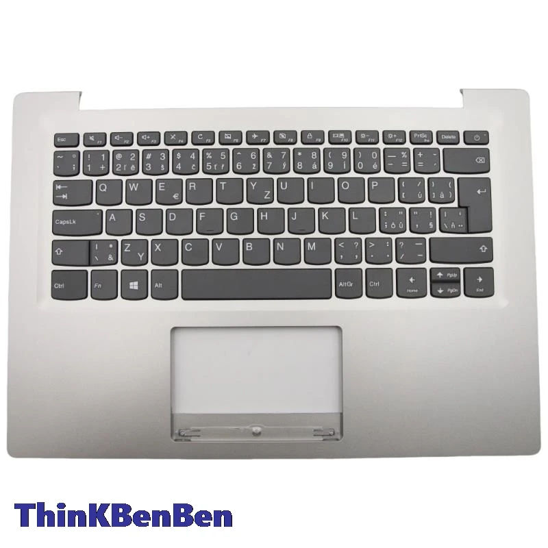 CZ Czech Mineral Gray Keyboard Upper Case Palmrest Shell Cover For Lenovo Ideapad S130 130s 14IGM 120s 14 14IAP 5CB0P23922