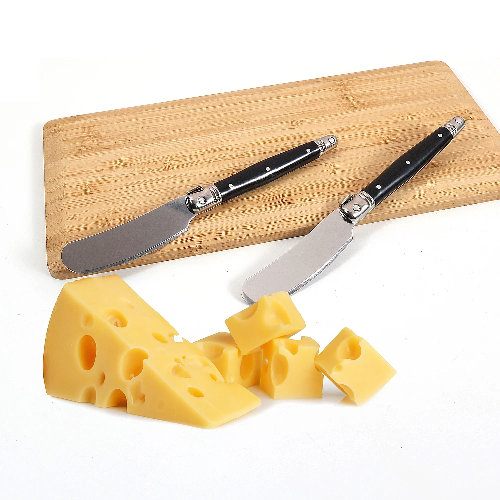 Jaswehome الفولاذ المقاوم للصدأ زبدة السكاكين مجموعة كريم سكين الجبن مكشطة الجبن القطاعة نخب الجبن المربى انتشار سكين أداة الخبز #4