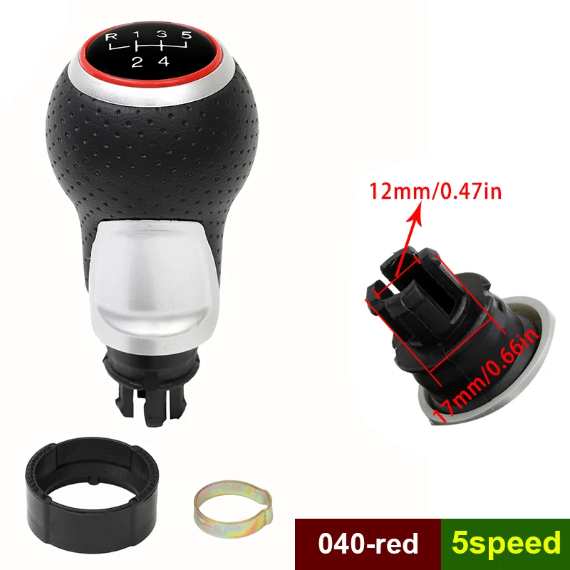 

Car Gear Shift Knob HandBall For Suit For Audi Skoda VW A3 A4 B6 B7 b8 A6 S4 B8 8K A5 8T Q5 8R Passat Golf 12mm 5/6 Speed Handle