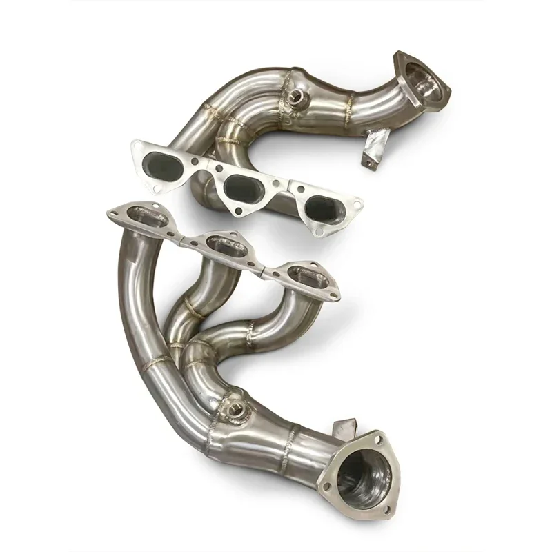 High Flow Manifold Racing Header Exhaust System, Conversor Catalítico, Adequado para Porsche Cayman 718GT4 RS 4.0, 2021 a 2024