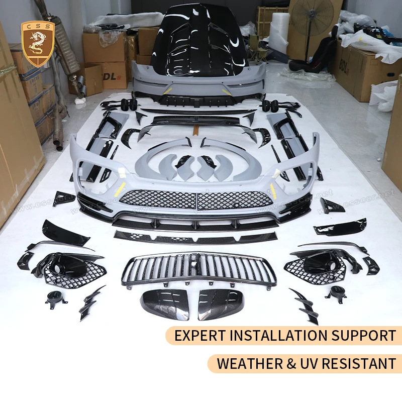 MSY Style Bodykit For Bentley Bentayga 2020-2026 Carbon Fiber Front Bumper Rear Diffuser Spoiler Mirror Cover Bonnet Wheel Archs