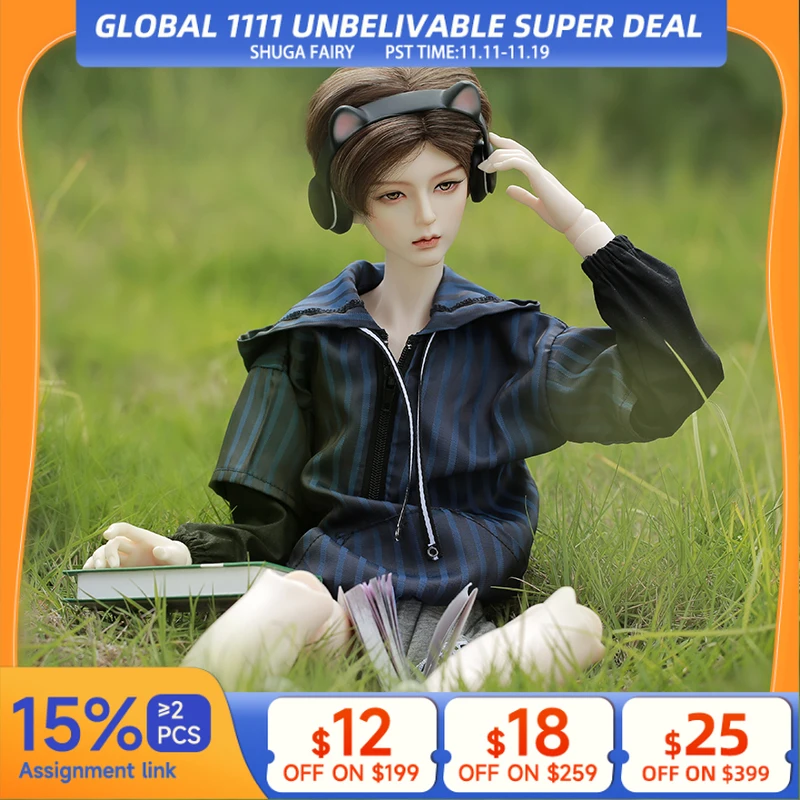 

Shuga Fairy Resin headphones for 1/3 1/4 doll cute and cool Accessories bjd dolls