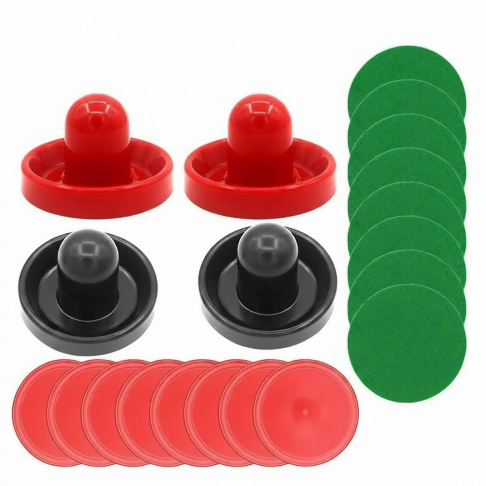 Air-Table-Game Mallets and Pucks Ergonomic Air Design-Table-Game Pusher and Puck Collection for Game Room