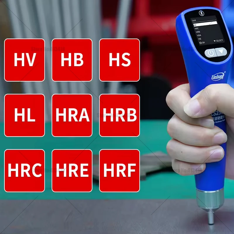 UCI LS256 Ultrasonic Hardness Tester Method Minimal Surface Damage for Coatings Plating Hardened Layers Multi Scale Suppo