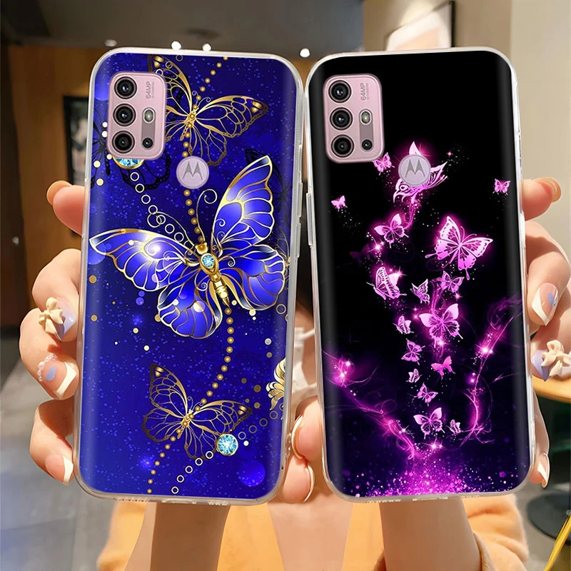 

Чехол для телефона Motorola Moto G10 G20 G30, милый мультяшный роспись, задняя крышка, мягкий силиконовый бампер для Moto G10 G20 G30 G60 G60s Capa