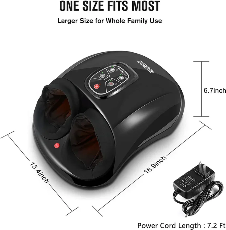Foot Massager Machine With Remote Deep Kneading And Shiatsu Foot Massage With Heat For Plantar Fasciitis And Tired Muscles