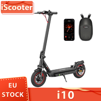 iScooter i10 Electric Scooter, 650W Motor, 36V 15Ah, 10-inch Tire, 40km/h Max Speed, 45km Max Range, ‎Front and Rear Suspension
