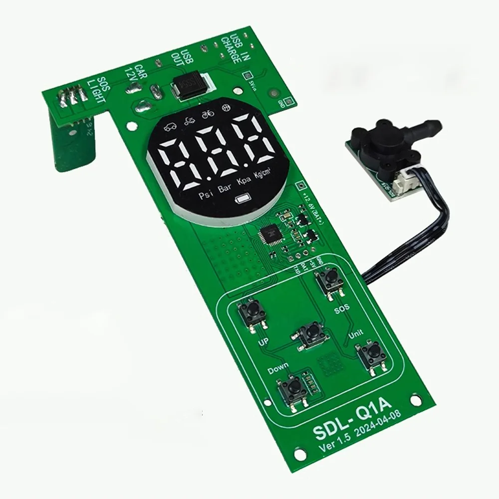 Car mounted inflation pump circuit board, multifunctional inflation pump control board, electric inflation pump main board