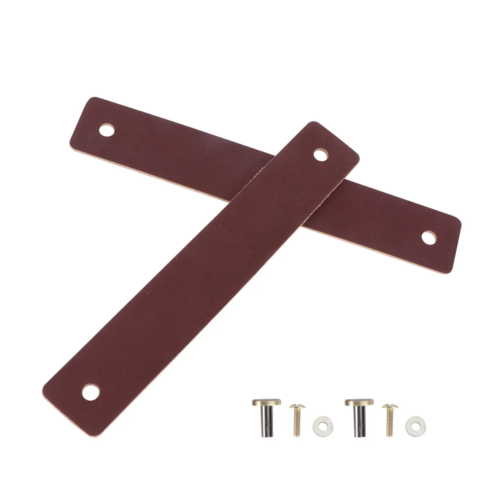 

2Pcs Pull Handles Stylish Brown Cabinet Drawer Knobs Durable Door Knobs Wardrobe Hardware Cabinet Knob
