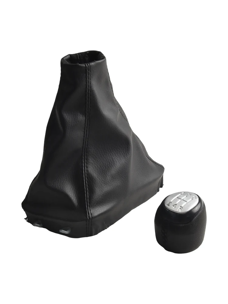 Aesthetic Upgrade Sleek Black Gearshift Control Kit Including a Knob and Matching Boot Suitable for For SAABs '03 '12