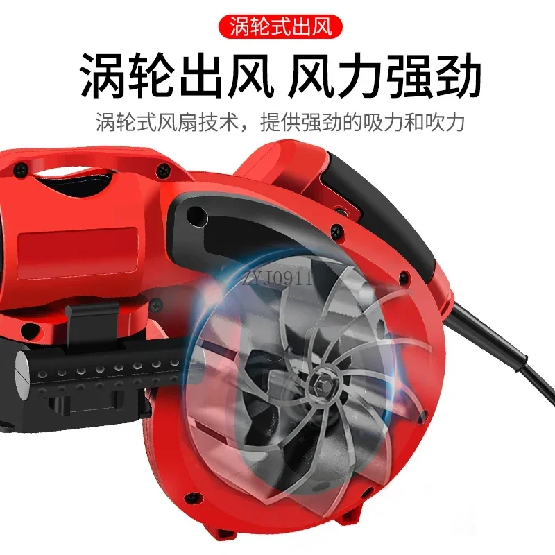 مجفف شعر الكمبيوتر، مجمع الغبار عالي الطاقة، منفاخ الرماد، 220 فولت، مكنسة صناعية قوية #5