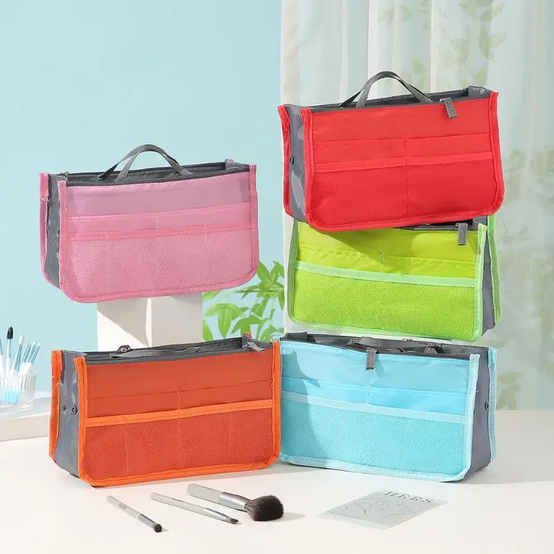 Multifunktionale Doppel-Faltbare Aufbewahrungstasche mit Doppelreißverschluss und Großer Öffnung, Kosmetik-Organizer für Einfachen Zugang auf Reisen und zu Hause – Detail 6