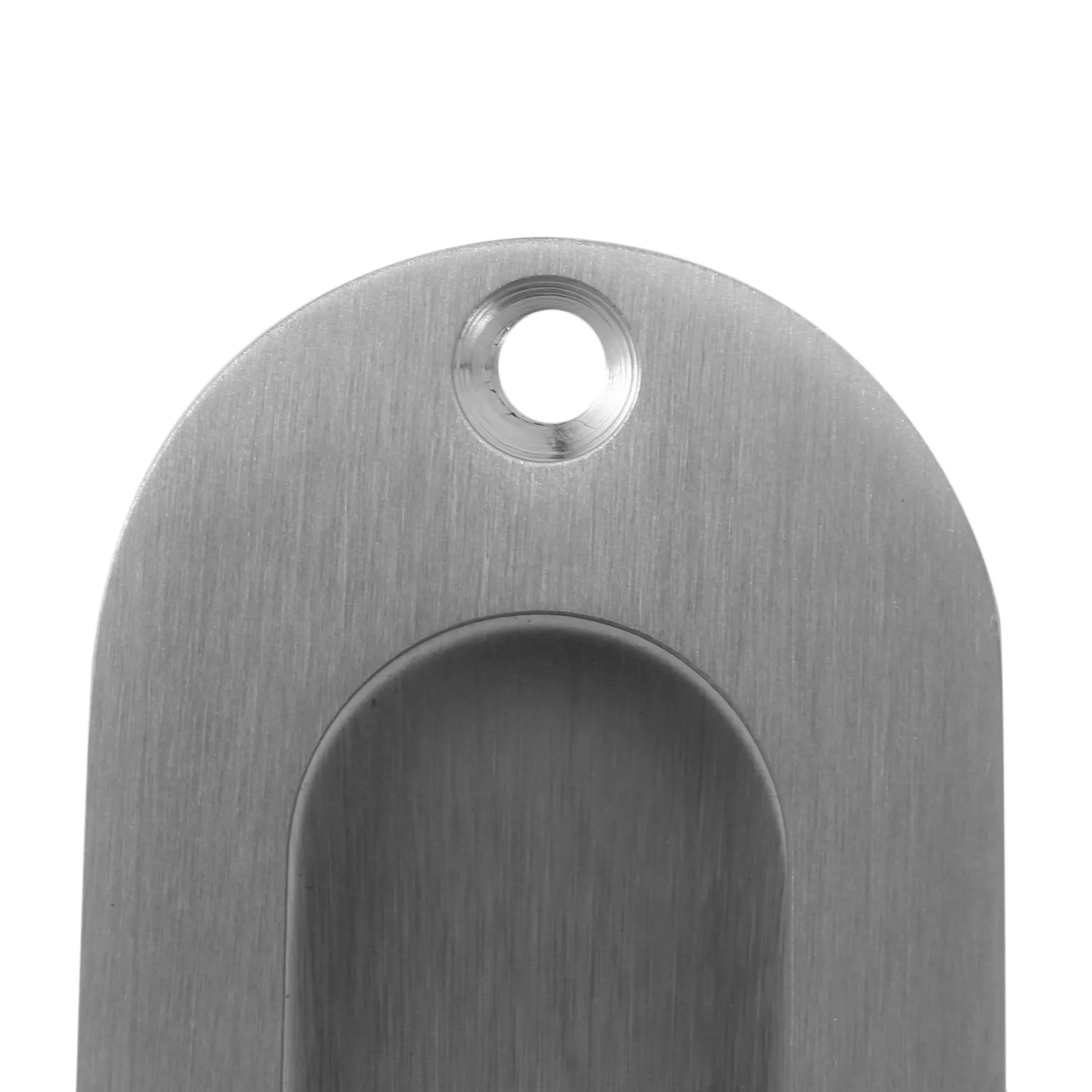 SYW-1Pcs Rectangular Face Fix Flush Recessed Sliding Door Pull Handle Stainless Steel