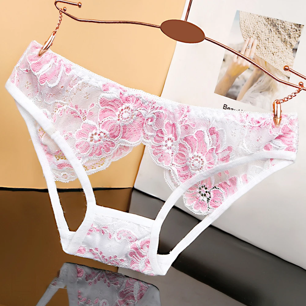 

Сексуальное нижнее белье Lingerine, женское нижнее белье, кружевные дышащие вышитые стринги, трусы, прозрачные трусики