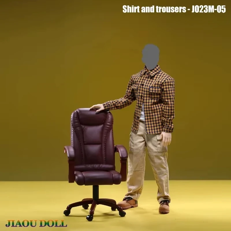 JO23M-05 Scala 1/6 Soldato Maschile Tendenza Camicia Pantaloni Casual Set Modello di Vestiti per 12 Pollici Action Figures Corpo Bambola Giocattoli Display