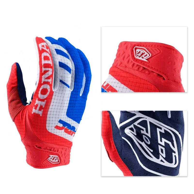 Honda off-road motorcycle gloves outdoor sports motorcycle and bicycle full finger gloves wear-resistant and breathable