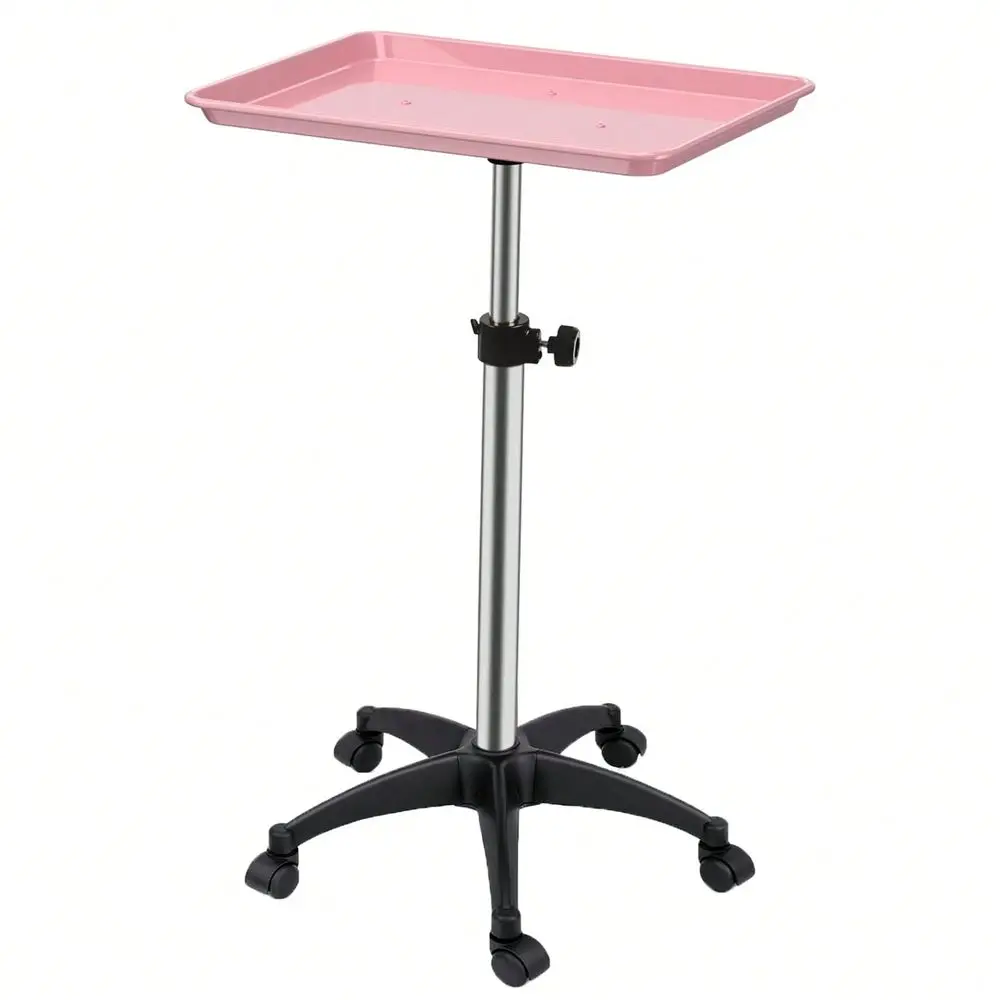 

Rolling Tray, Height Adjustable Tattoo Tray Rolling Cart, Storage Utility Trolley For Spa, Beauty Salon Service, Hairdresser Ca