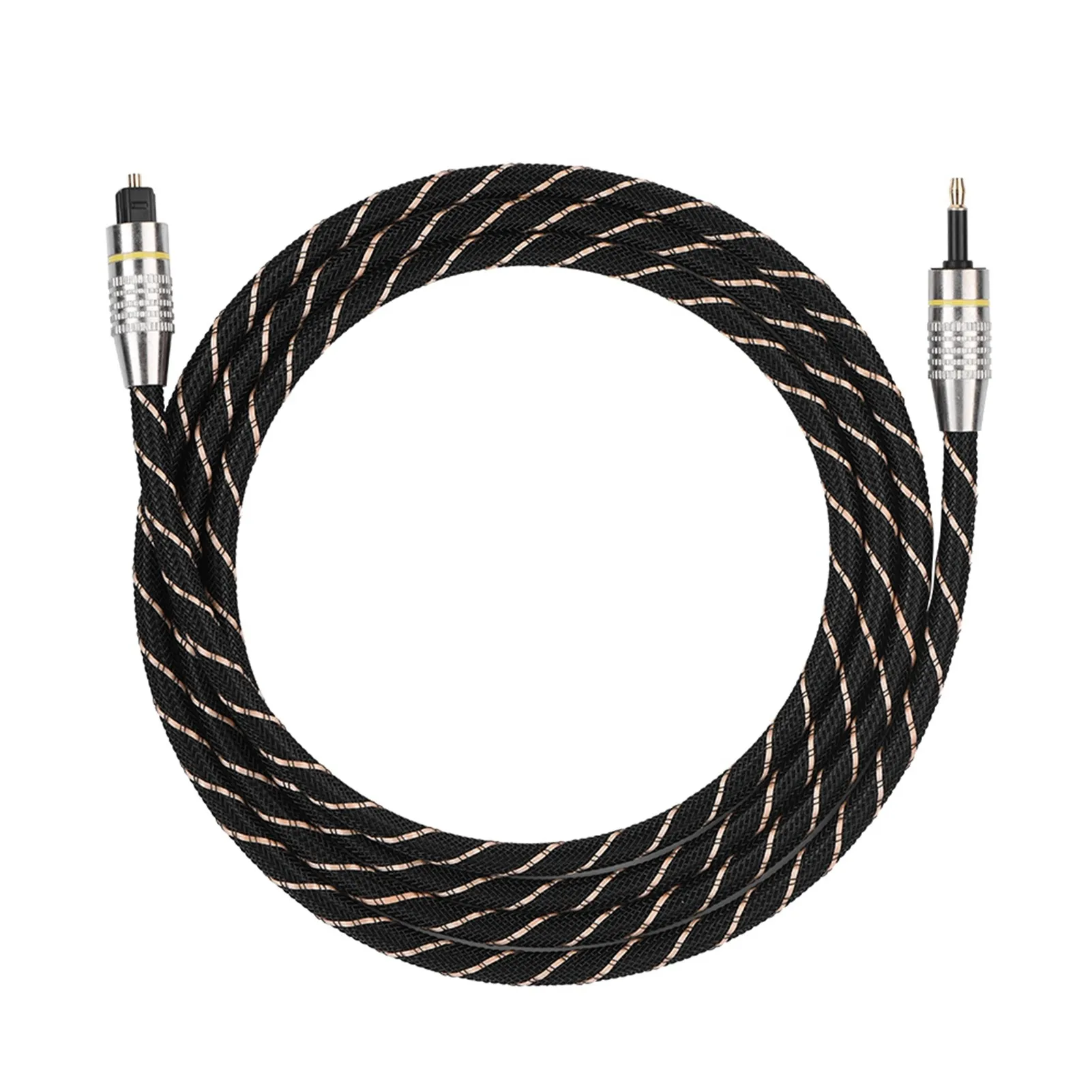 Toslink to Mini Plug 3.5mm Optical Fiber Digital Audio Cable SPDIF Gold Plated Connector